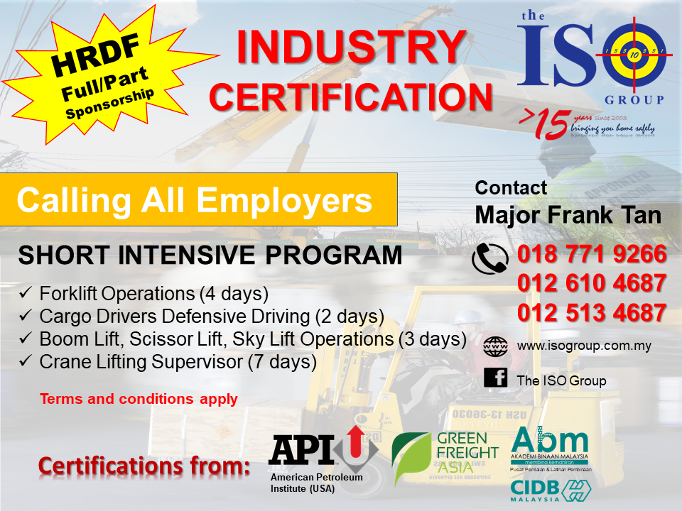 Forklift Driver License Malaysia